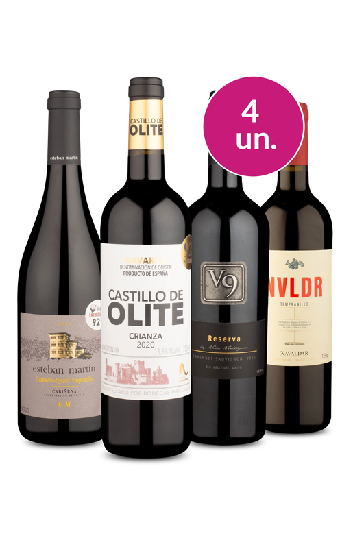 Kit 4 - Tintos Elite - Exclusivo We