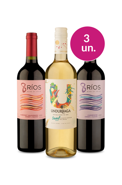 Kit 3 por R$99 - Suaves do Chile