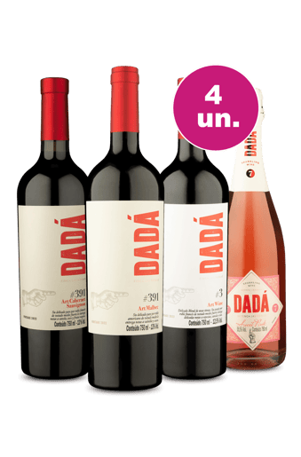 Kit 4 - Finca Las Moras Dadá Degustação - Campeão Argentino