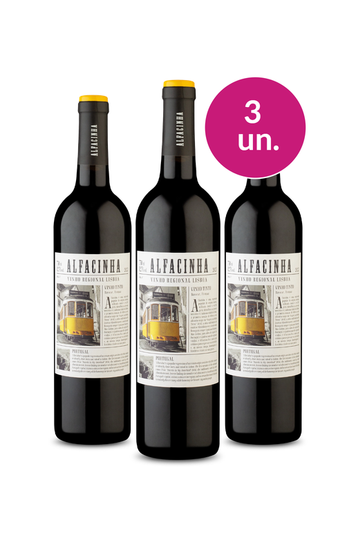 Kit 3 - Alfacinha Regional Lisboa Tinto 2024 - Exclusivo We
