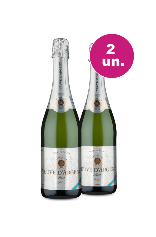 Kit 2 - Espumante Veuve D'argent Brut - Black Wine