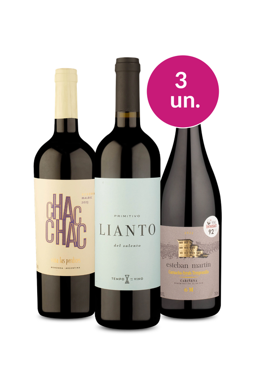 Kit 3 - Trio de Tintos - Exclusivo We