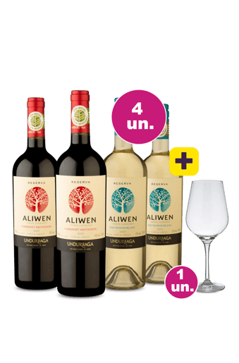 Kit 4 - Aliween Reserva + Taça de Cristal Grátis - Exclusivo WE