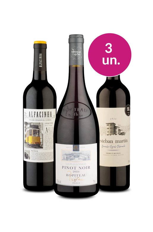 Kit 3 - Destaques de Abril por R$44 por Garrafa - Oferta Absurda