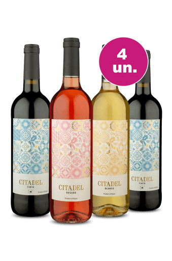Kit 4 - Degustação Citadel por R$27,90 Por Garrafa