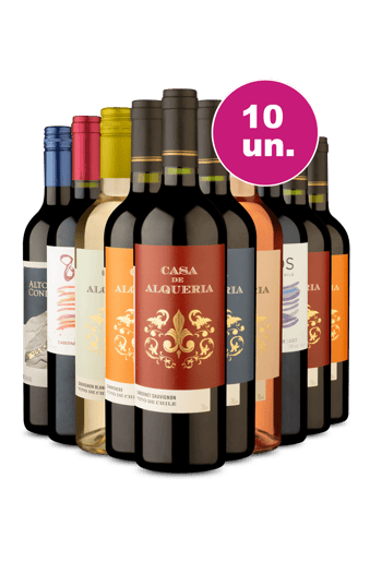 Kit 10 - 21,90 por Garrafa - Oferta Imposto Zero Wine