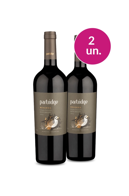 Kit 2 - Partridge Reserva Edición Limitada Petit Verdot - A Mais Absurda das Ofertas