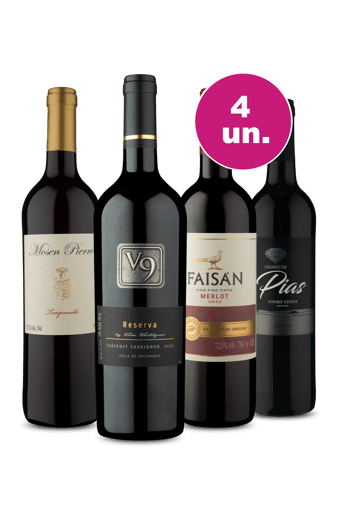 Kit 4 - Encontro na Taça por R$27,90 por Garrafa