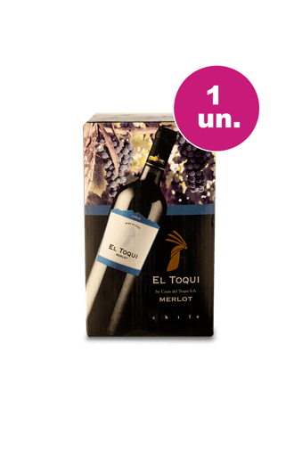 El Toqui D.O. Central Valley Merlot Bag In Box 2 L - Exclusivo WE