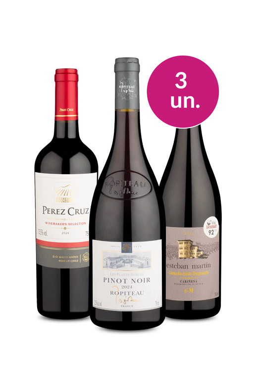Kit 3 - Trio Vinícolas Renomadas - Oferta Exclusiva