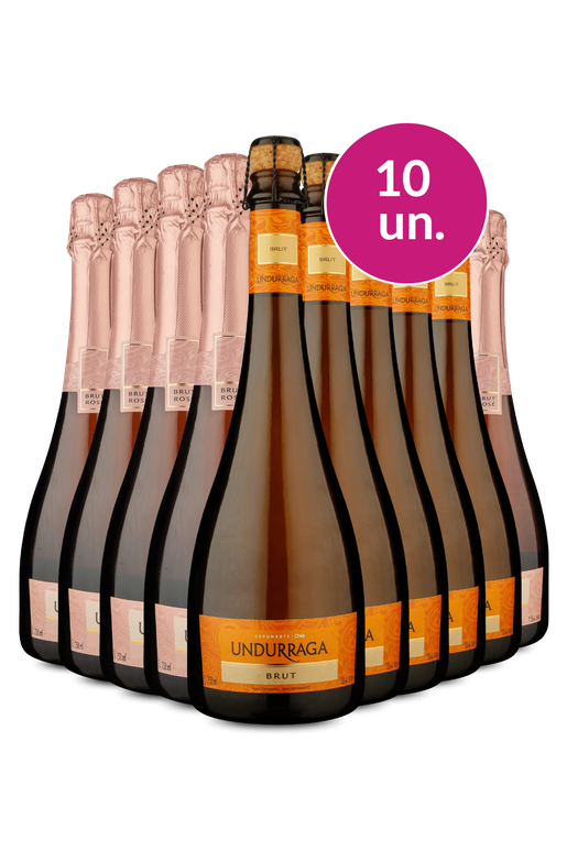 Kit 10 - Espumante Undurraga pelo Melhor Valor - Oferta Absurda Imposto Zero