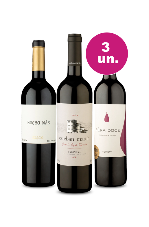 Kit 3 - Conhecendo a Europa por R$149 - Oferta Absurda Black Wine