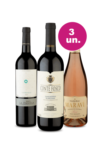 Kit 3 - Vinhos para Conquistar Alguém