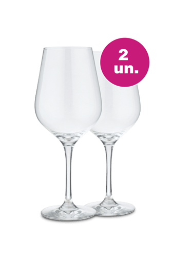 Par de Taças de Cristal para Vinho Tinto Phoenix Medium 565 ml
