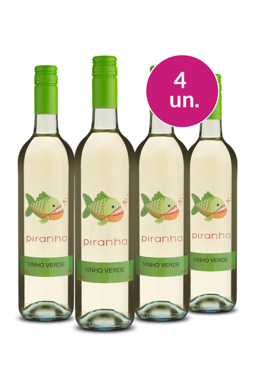Kit 4 - Piranha Vinho Verde - Spoiler Black Wine