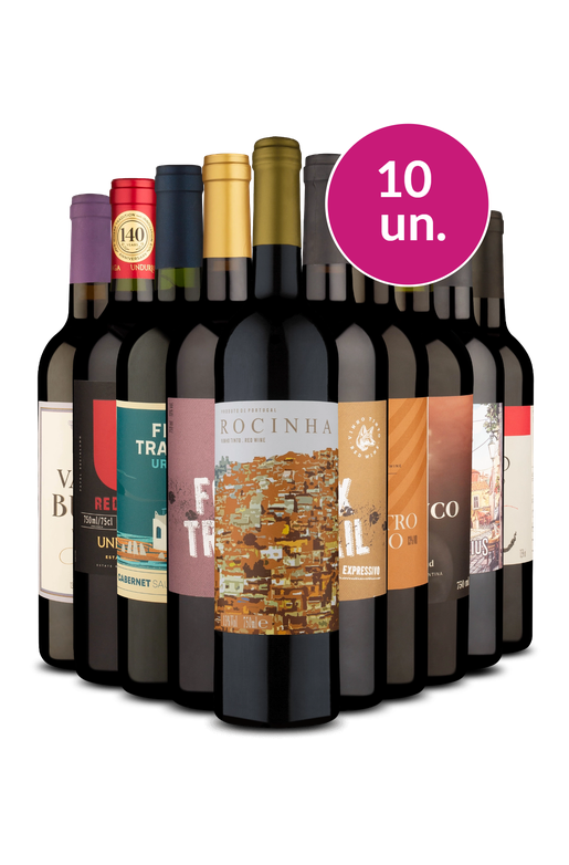 Kit 10 - Tintos Meio Secos - Exclusivo We
