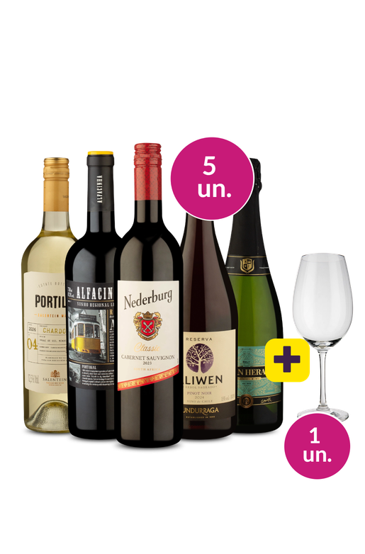 Kit 5 - Desejados + Taça de Cristal Grátis