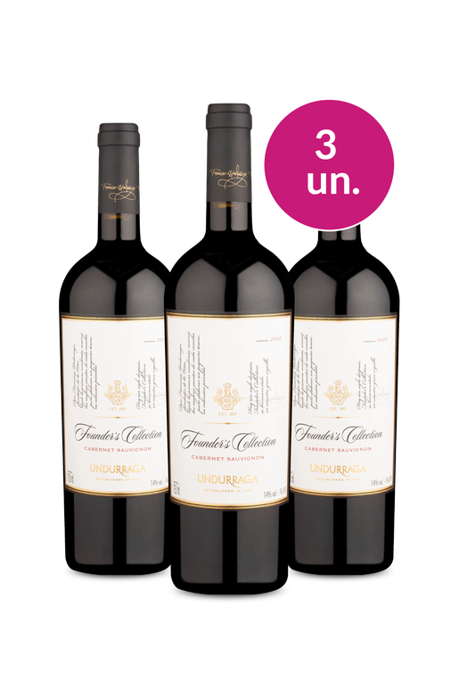 Kit 3 - Founders Collection Valle Del Maipo Cabernet Sauvignon 2022 - Exclusivo We