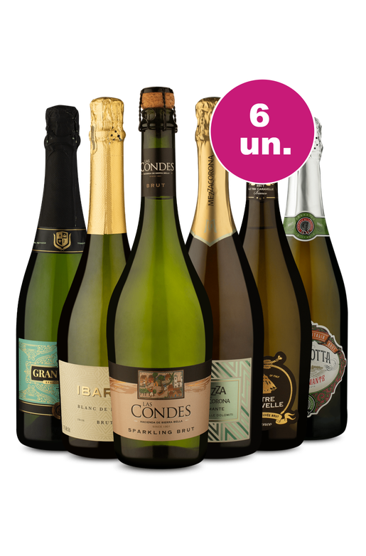 Kit 6 - Degustação Espumantes do Clube - Exclusivo We