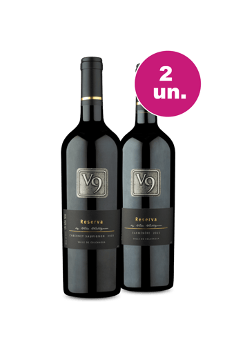 Kit 2 - V9 Reserva Degustação Tintos