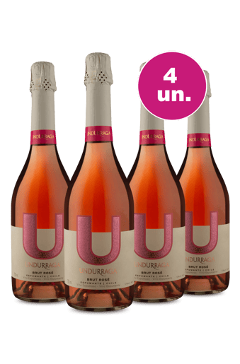 Kit 4 - Espumante U By Undurraga Rosé - Exclusivo We