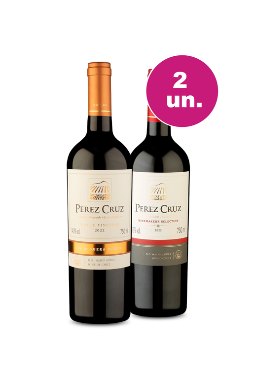 Kit 2 - Pérez Cruz Single Vineyard e Winemakers - Oferta Absurda Black Wine