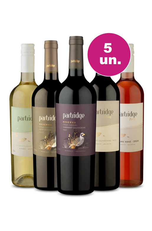 Kit 5 - Degustação Partridge - Spoiler Black Wine