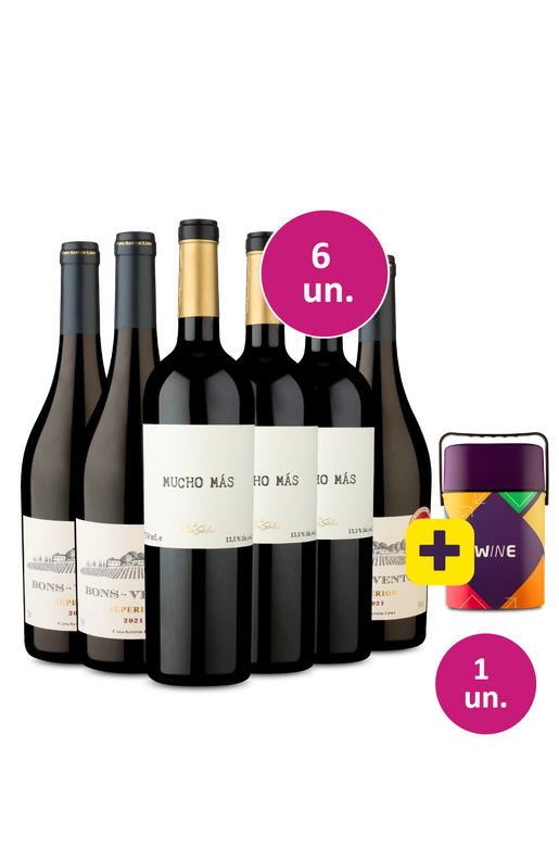 Kit 6 - Bons-Ventos e Mucho Más + Cooler Retrô Grátis - Exclusivo We