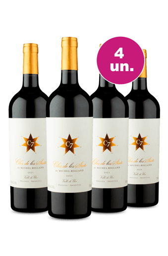 Kit 4 - Clos De Los Siete By Michel Rolland - Oferta Insana IZ