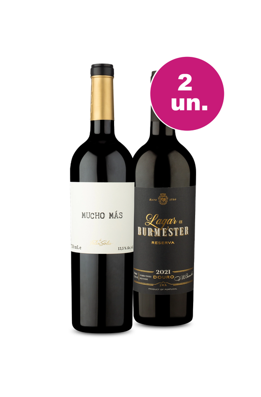 Kit 2 - Mucho Más e Lagar de Burmester - Oferta Absurda Black Wine