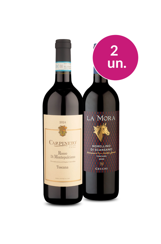 Kit 2 - Wine Pendura - Carpineto e La Mora