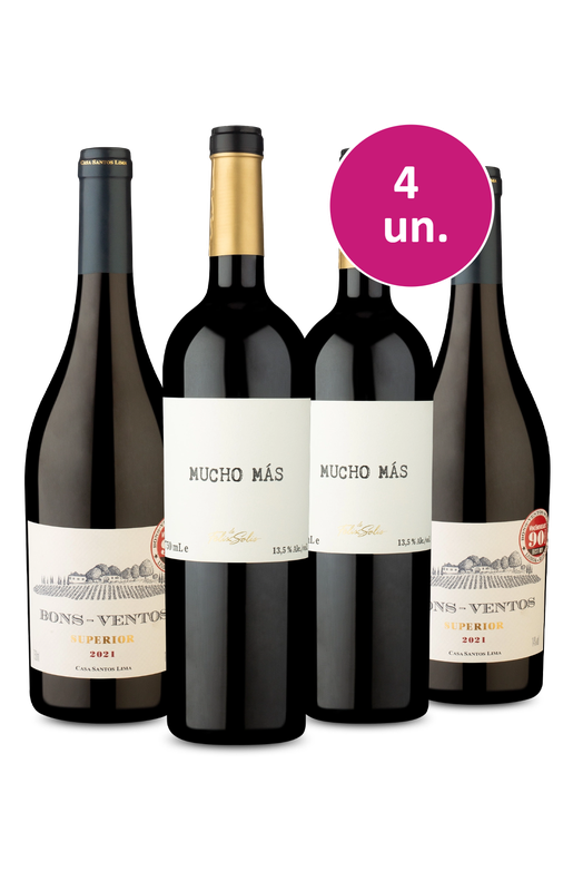 Kit 4 - Mucho Más e Bons-Ventos - Exclusivo We