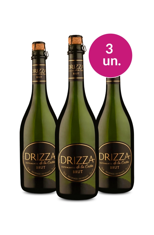 Kit 3 - Espumante Drizza por R$99 - Oferta Flash IZ