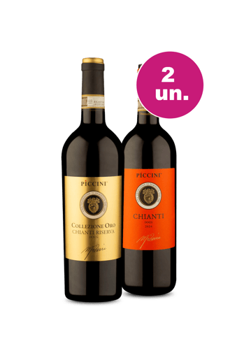 Kit 2 - Piccini Oro e Chianti - Exclusivo We