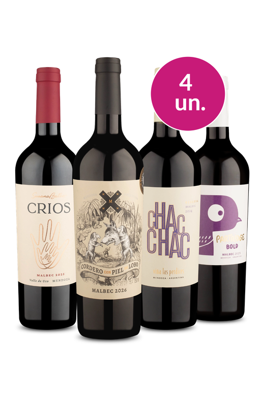 Kit 4 - Malbec Argentino - Oferta Absurda