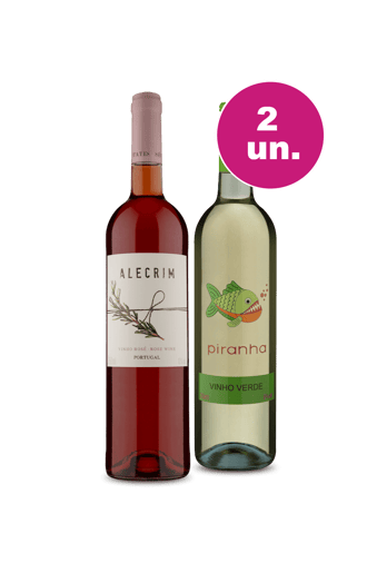 Kit 2 - Alecrim Rosé e Piranha Vinho Verde