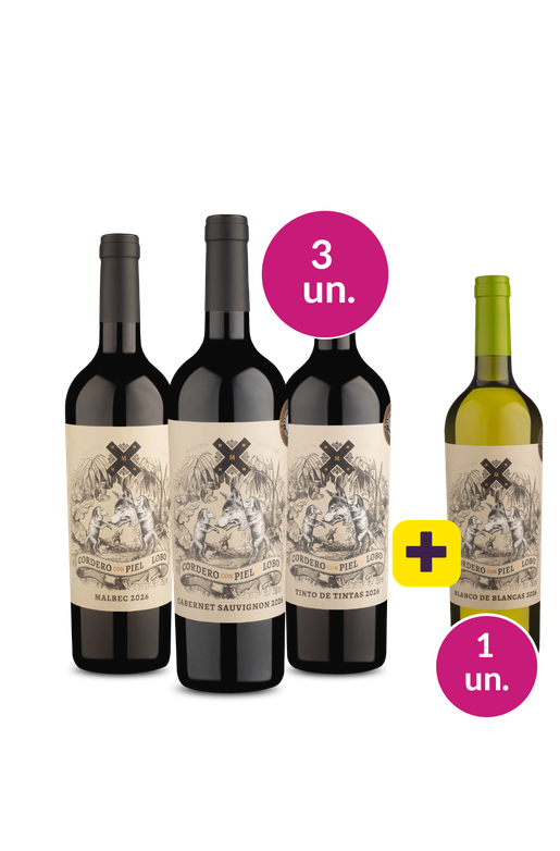 Kit 4 - Degustação Cordero Con Piel De Lobo
