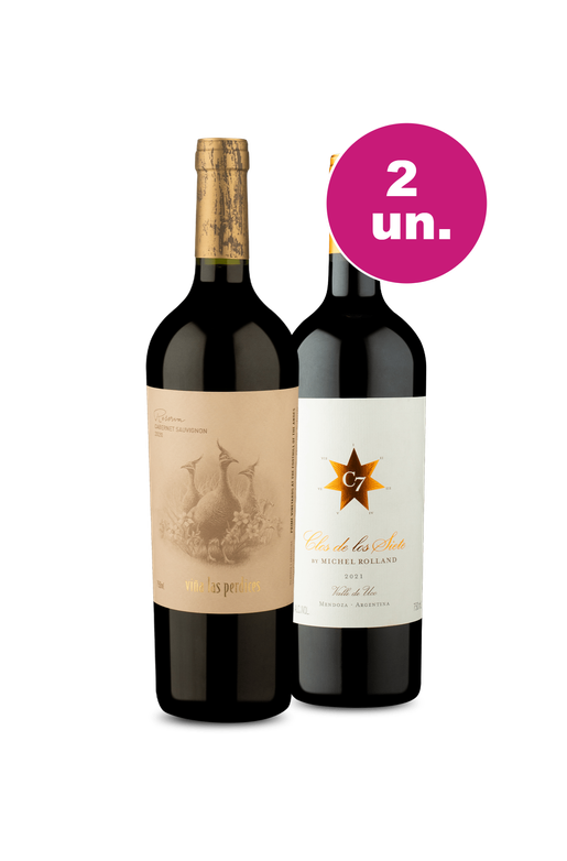 Kit 2 - Encontro de Campeões: Las Perdices Reserva Cabernet e Clos De Los Siete