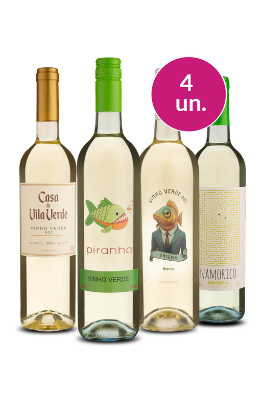 Kit 4 - Sem Verão? Sem Problema! Vem, Vinho Verde - Oferta Absurda