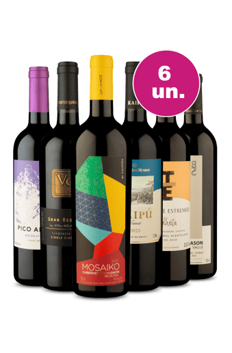 Kit 6 - Investindo em Vinhos Formidáveis - Oferta Prime Day