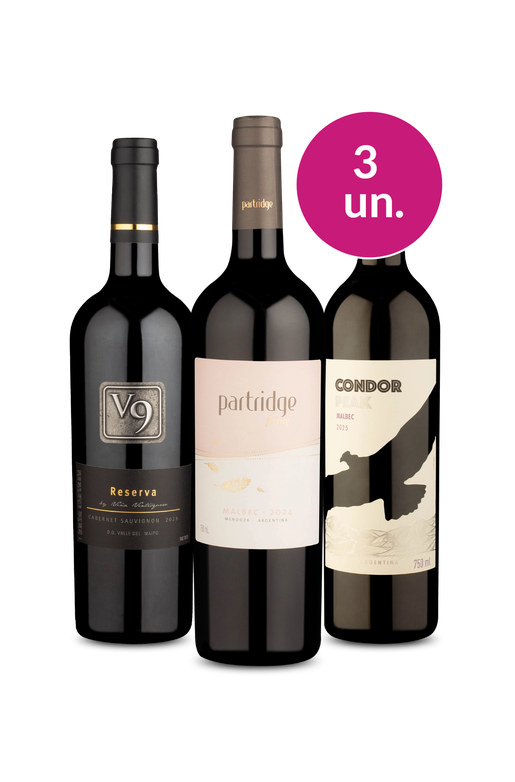 Kit 3 - Tintos Arrasadores por R$99 - Oferta Absurda