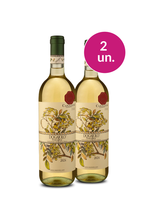 Kit 2 - Carpineto Dogajolo I.G.T. Toscano Bianco 2024 - Exclusivo We