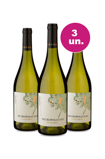 Kit 3 - Metropolitano Chardonnay - Exclusivo We
