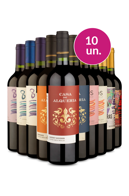 Kit 10 - Tintos no Precinho - R$23,90 por Garrafa - Oferta Absurda