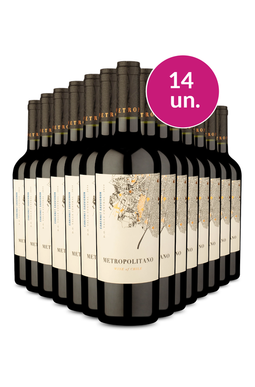 Kit 14 - Metropolitano Cabernet Sauvignon - Exclusivo We