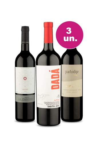 Kit 3 - Vinícolas Argentinas Renomadas - Oferta Insana
