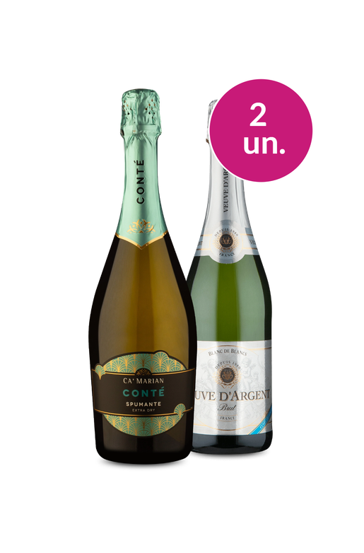 Kit 2 - Espumantes Incríveis - R$55 por Garrafa