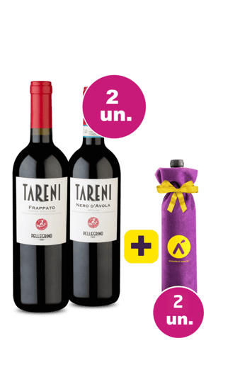 Kit 2 - Italianos Tareni + 2 Porta Garrafa em Plush Grátis