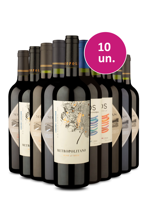 Kit 10 - Vinhos Tintos por 23,90 a garrafa - Exclusivo We