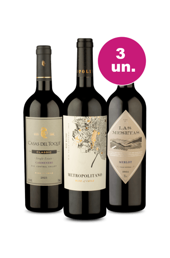 Kit 3 Por R$99 - Tintos Sublimes - Oferta Insana IZ